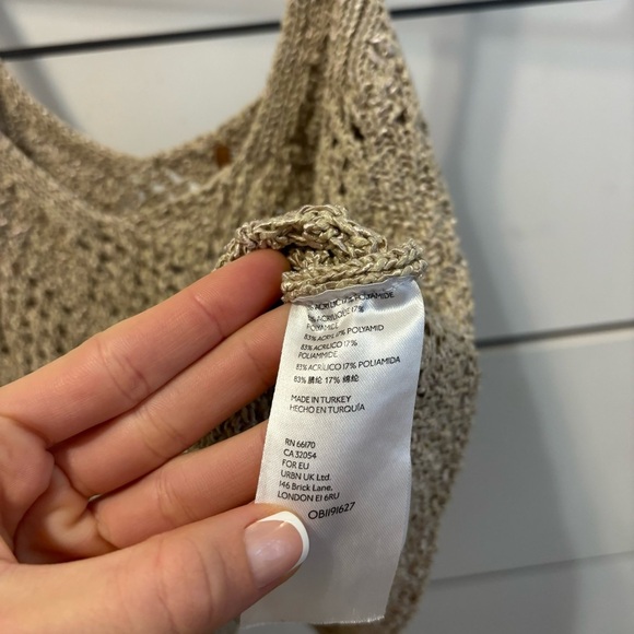 Free People glisten cami top in crochet knit - Picture 6 of 6